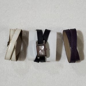 Marionnaud Women's Rectangular Shape Double Strap Watch